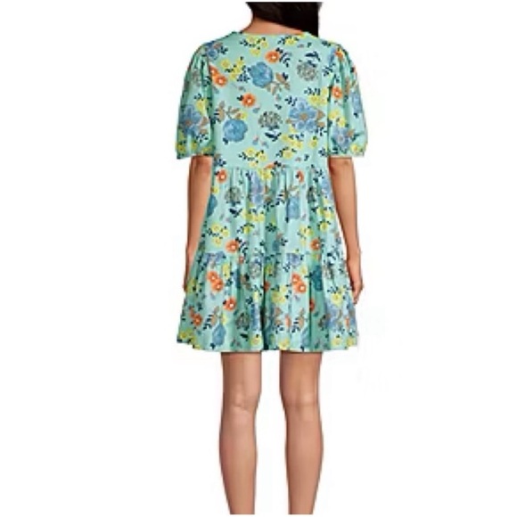 ➕ 🍂🍁 LoveShackFancy Inspired TALL A.N.A Short Sleeve Shift Dress SZ XL TALL - Picture 2 of 7